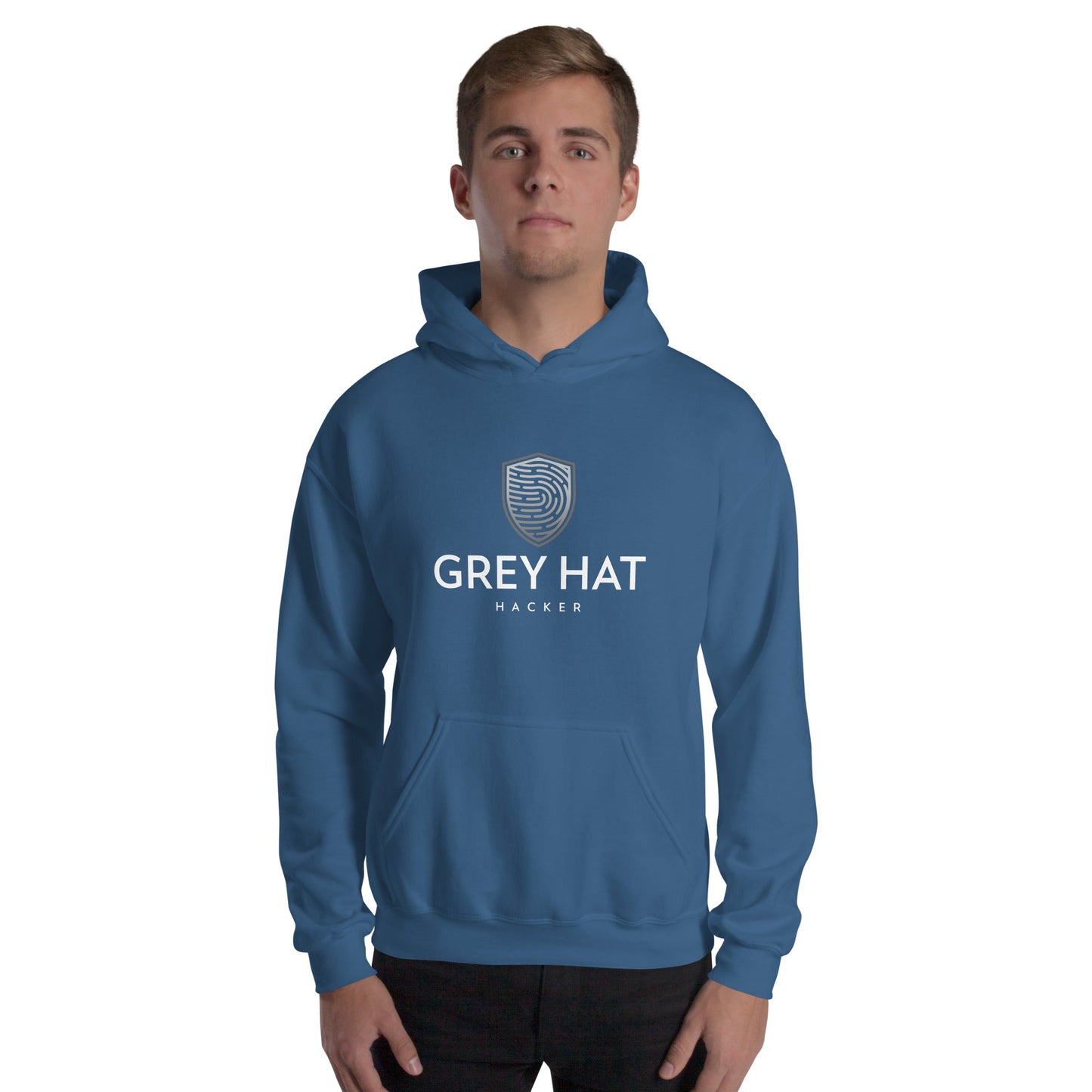 Grey Hat Hacker - Unisex Hoodie by DarkByteGear