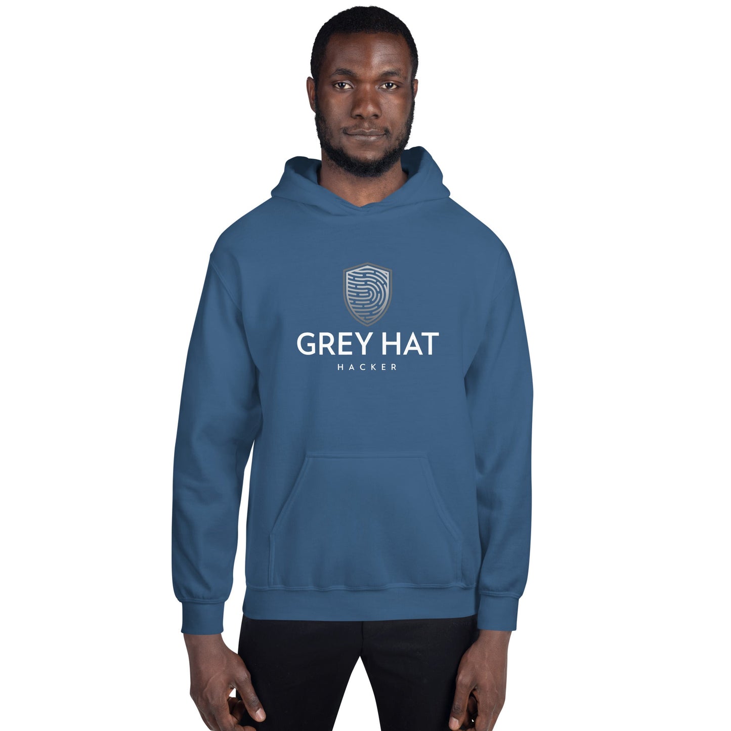 Grey Hat Hacker - Unisex Hoodie by DarkByteGear