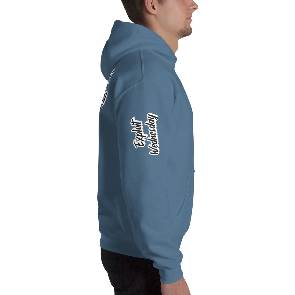 Exploit Wednesday - Unisex Hoodie (all sides print) by DarkByteGear