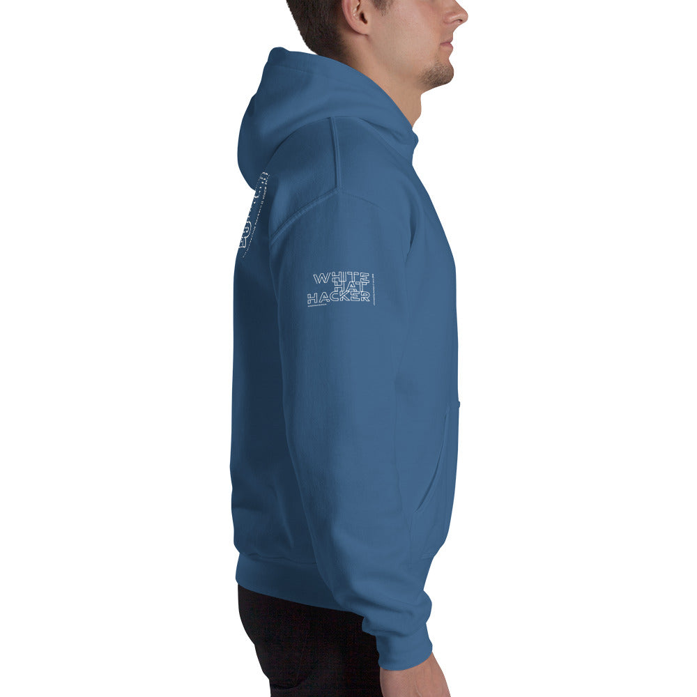 White Hat Hacker - Unisex Hoodie (all sides print ) by DarkByteGear