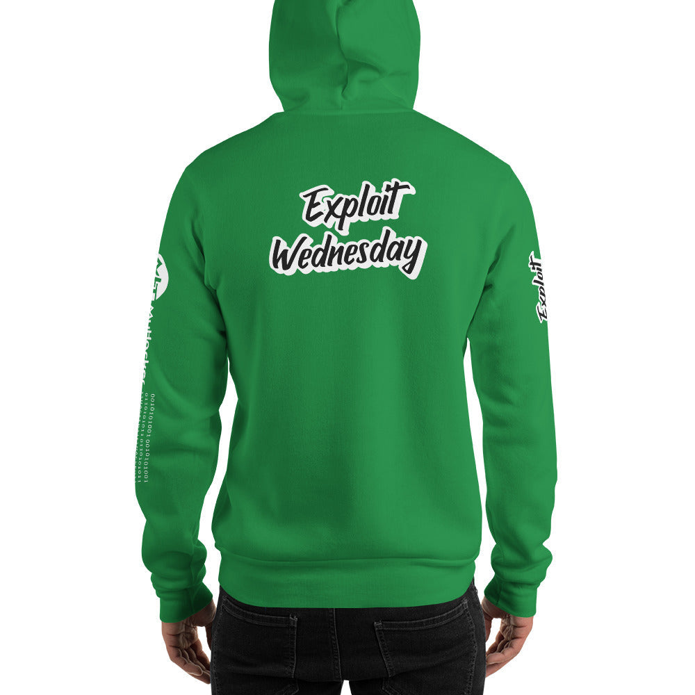 Exploit Wednesday - Unisex Hoodie (all sides print) by DarkByteGear