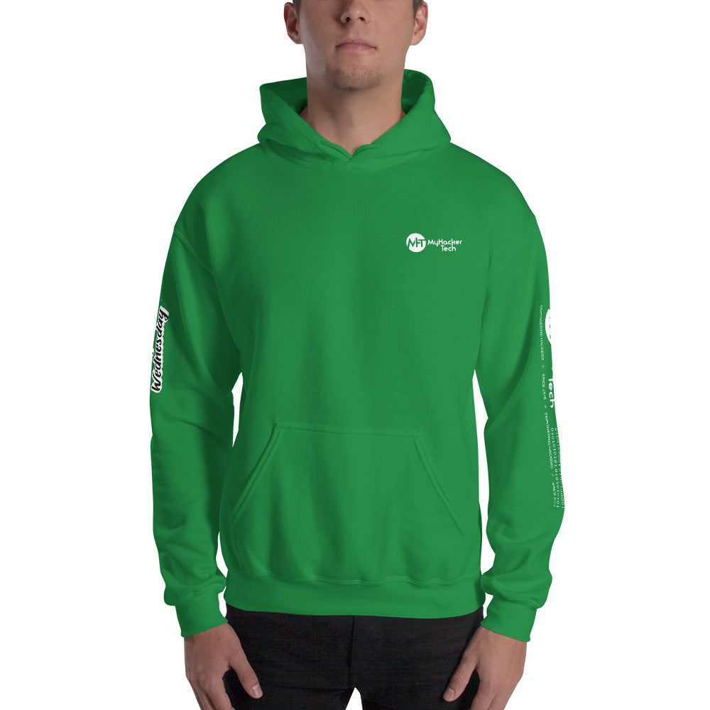 Exploit Wednesday - Unisex Hoodie (all sides print) by DarkByteGear