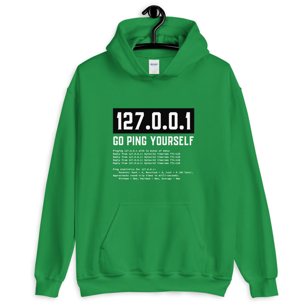 Go ping yourself - Unisex Hoodie by DarkByteGear