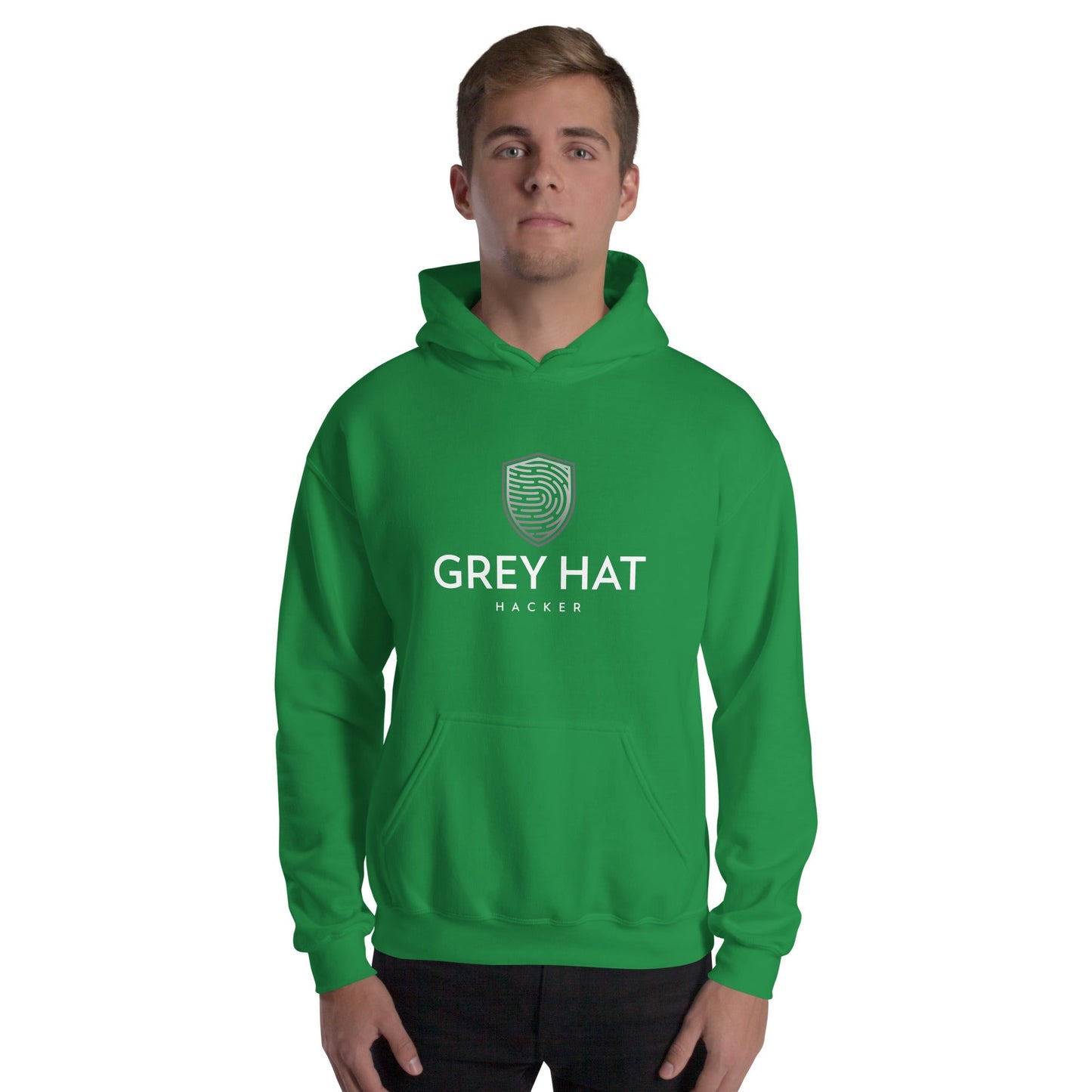 Grey Hat Hacker - Unisex Hoodie by DarkByteGear