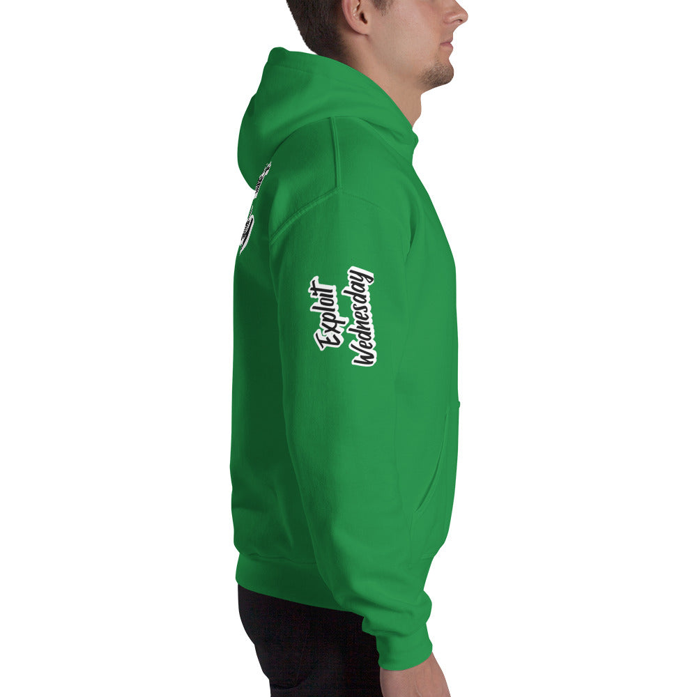 Exploit Wednesday - Unisex Hoodie (all sides print) by DarkByteGear