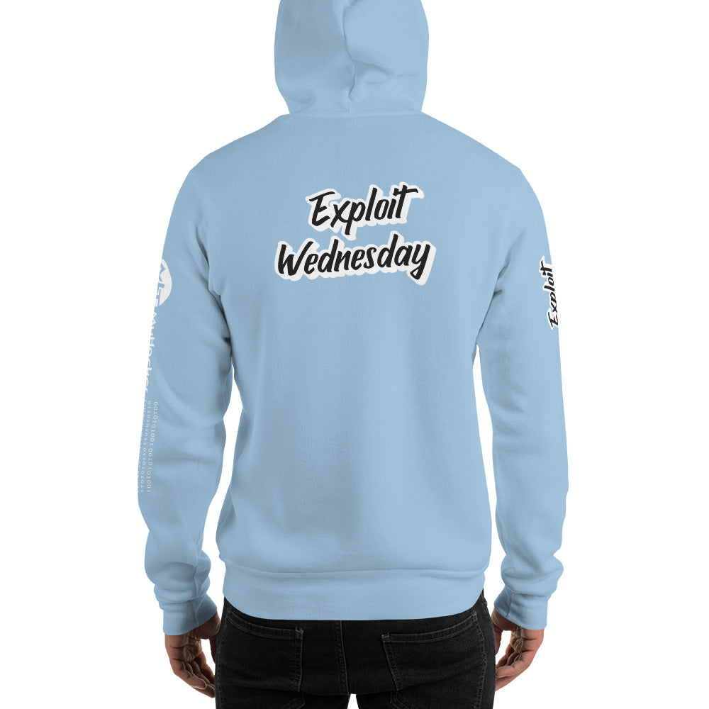 Exploit Wednesday - Unisex Hoodie (all sides print) by DarkByteGear