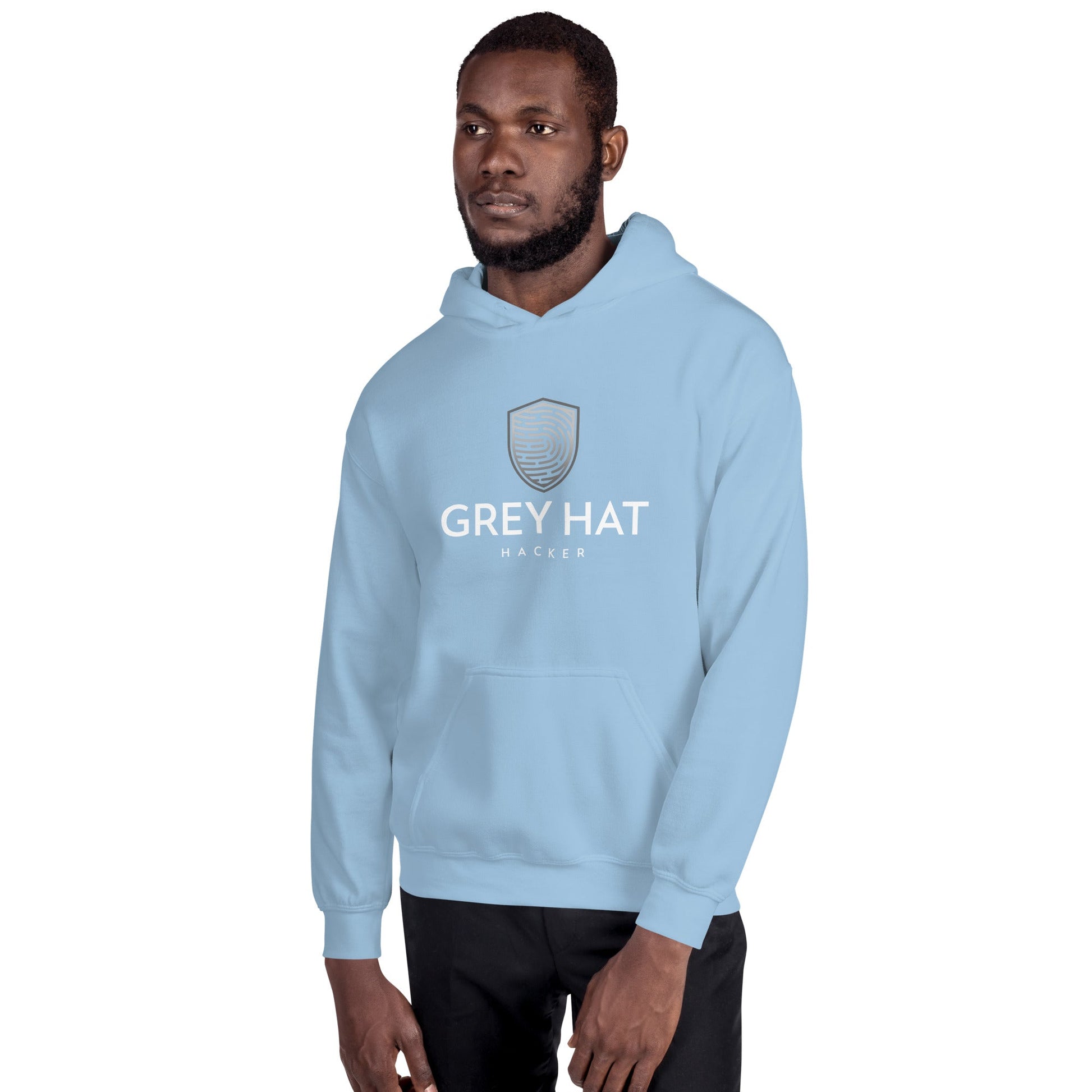 Grey Hat Hacker - Unisex Hoodie by DarkByteGear
