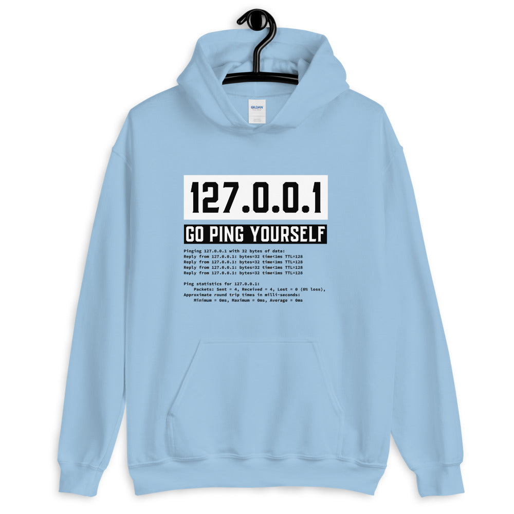 Go ping yourself - Unisex Hoodie by DarkByteGear