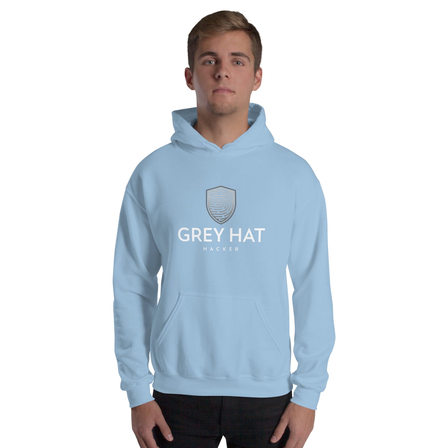 Grey Hat Hacker - Unisex Hoodie by DarkByteGear