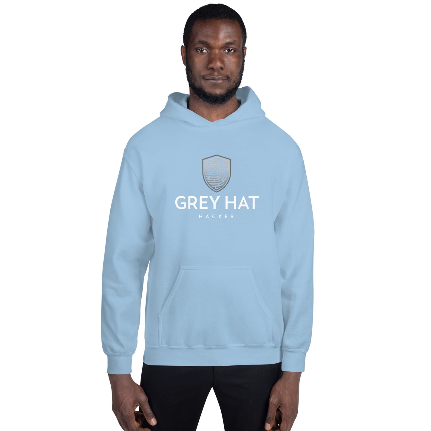 Grey Hat Hacker - Unisex Hoodie by DarkByteGear
