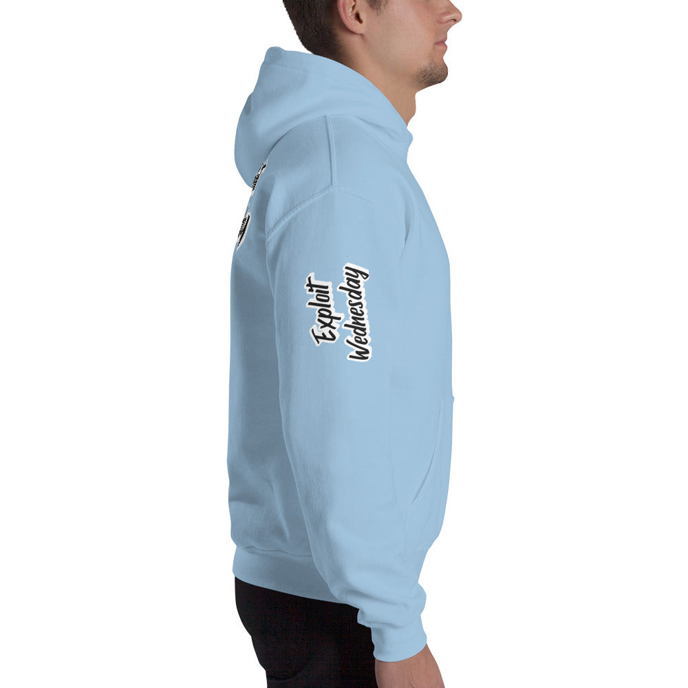 Exploit Wednesday - Unisex Hoodie (all sides print) by DarkByteGear