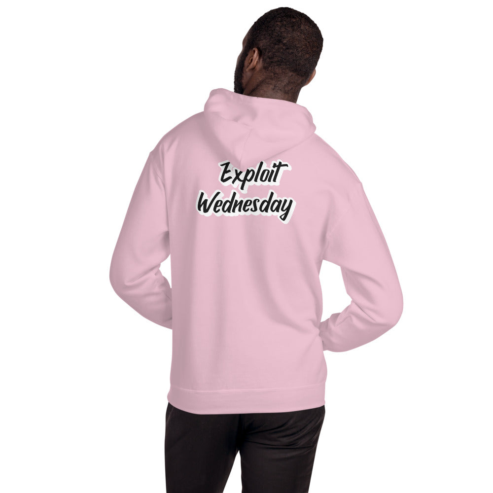 Exploit Wednesday - Unisex Hoodie (back print) by DarkByteGear