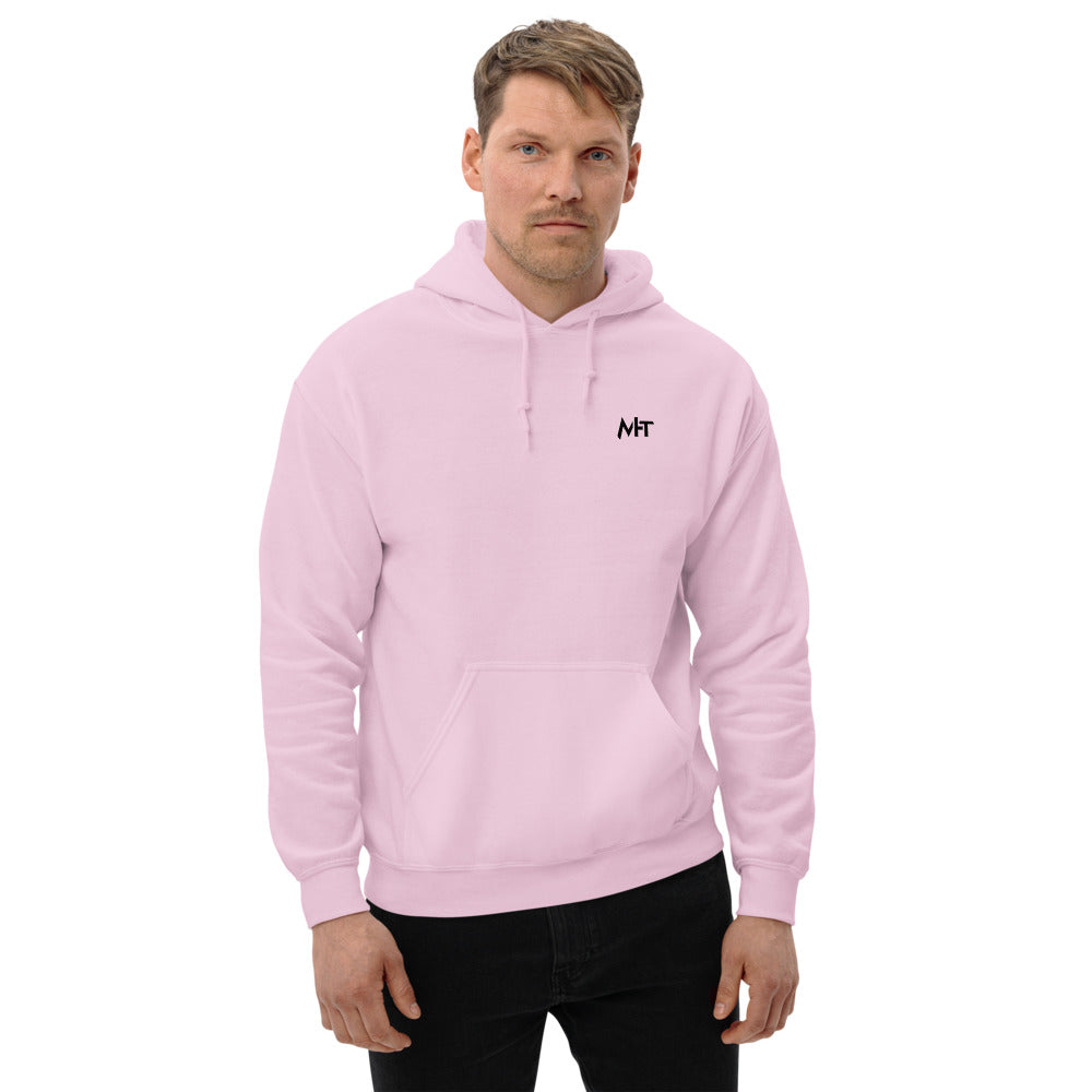 Hack this - Unisex Hoodie (back print) by DarkByteGear