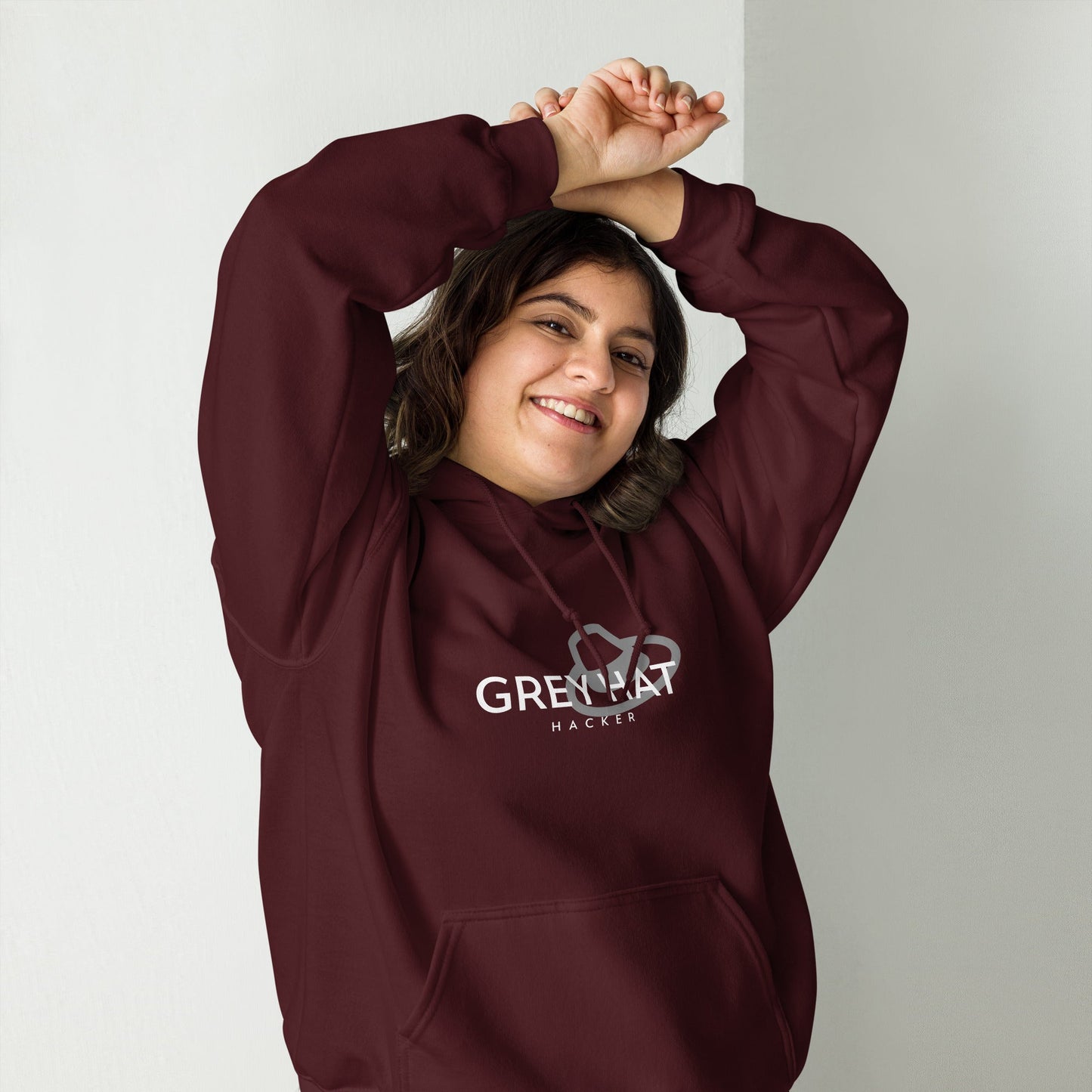 Grey Hat Hacker - Unisex Hoodie by DarkByteGear