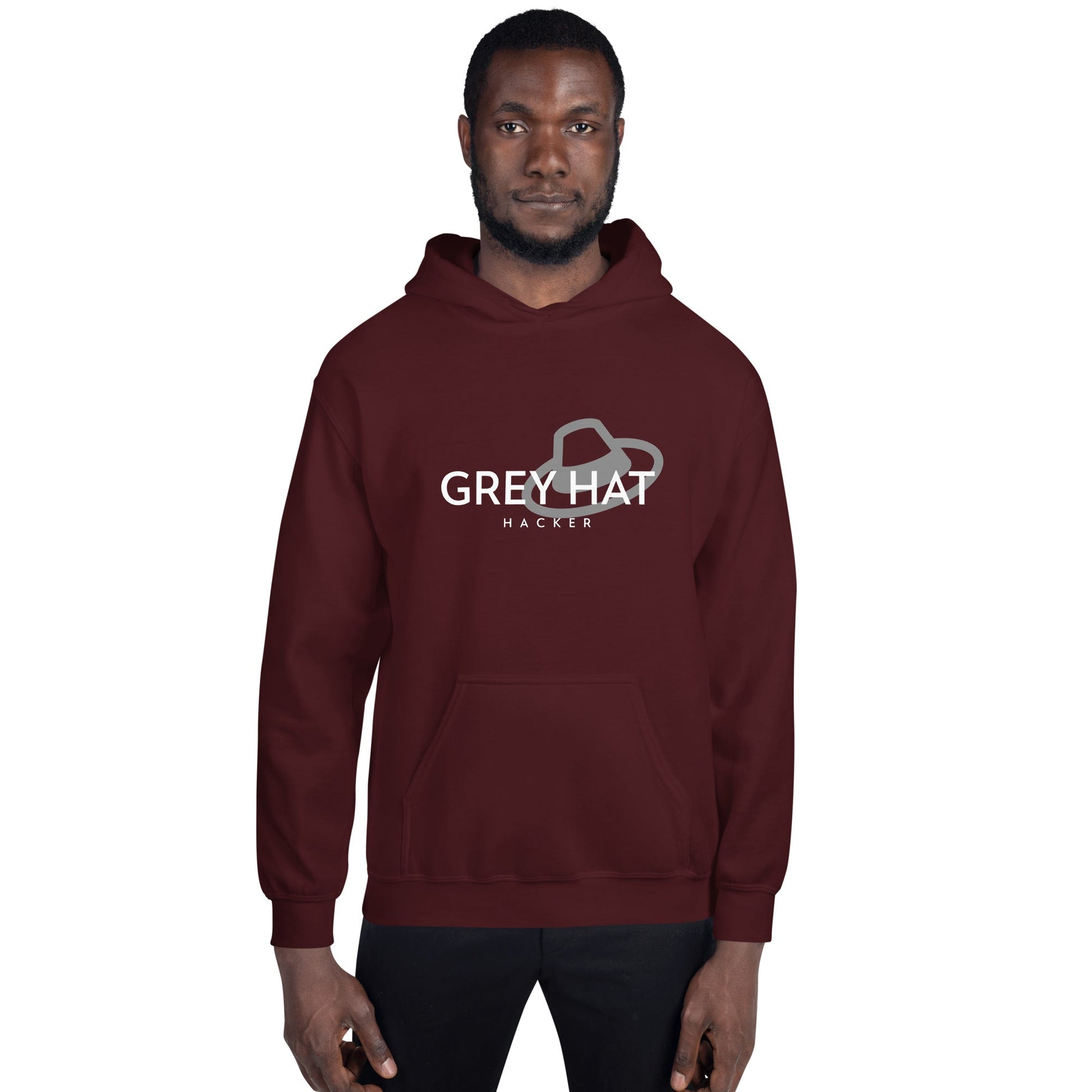 Grey Hat Hacker - Unisex Hoodie by DarkByteGear