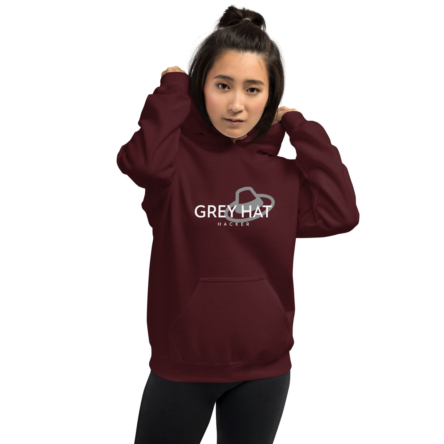 Grey Hat Hacker - Unisex Hoodie by DarkByteGear