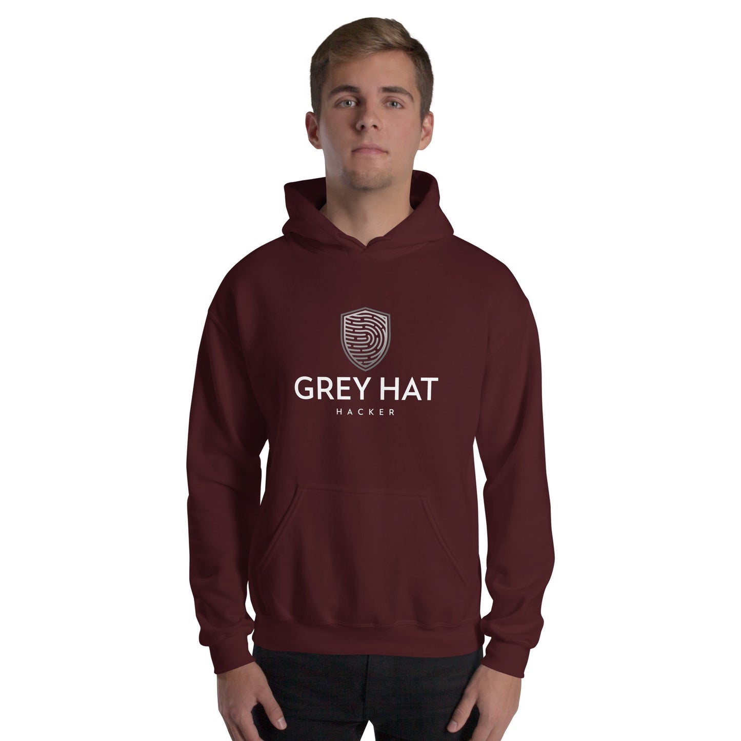 Grey Hat Hacker - Unisex Hoodie by DarkByteGear