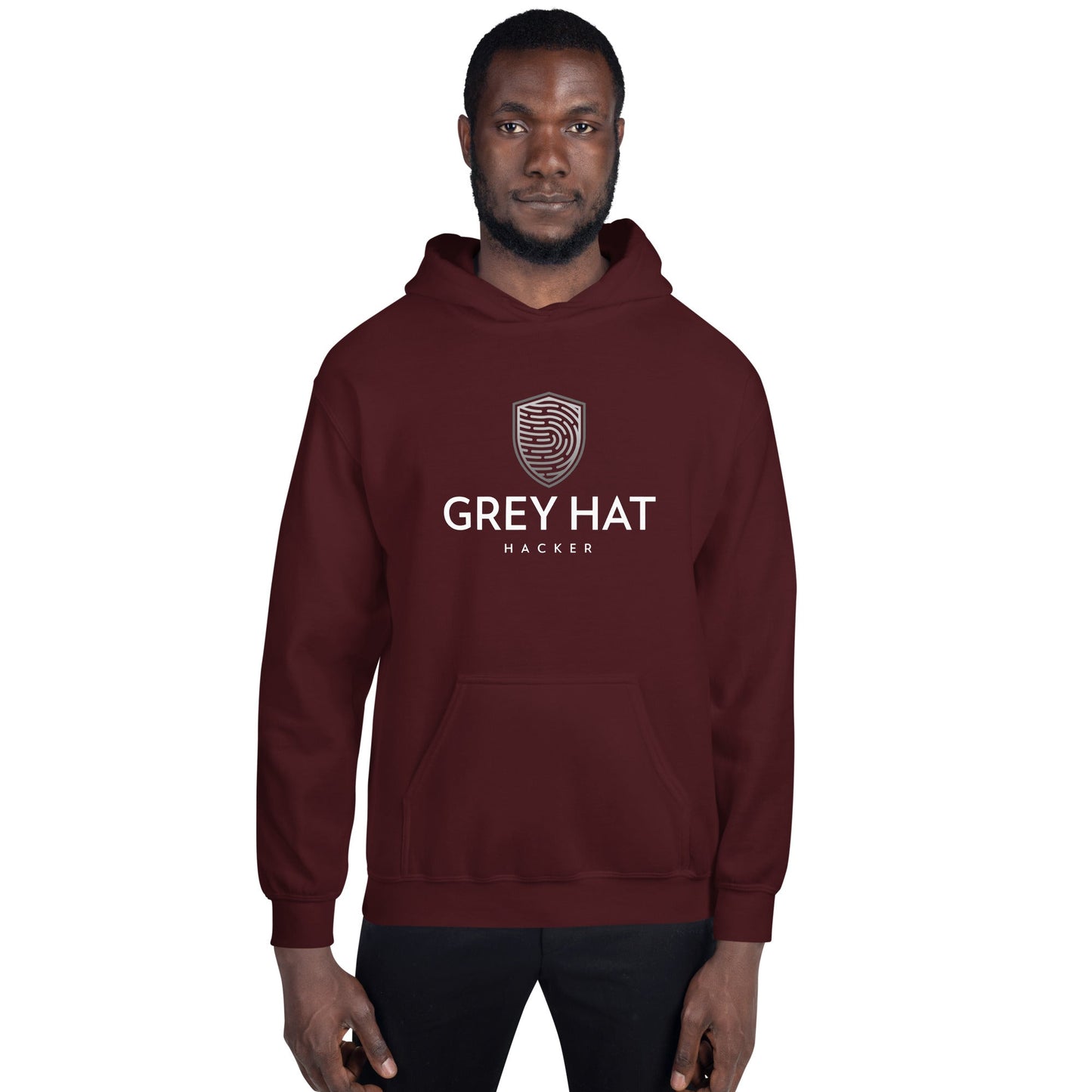 Grey Hat Hacker - Unisex Hoodie by DarkByteGear
