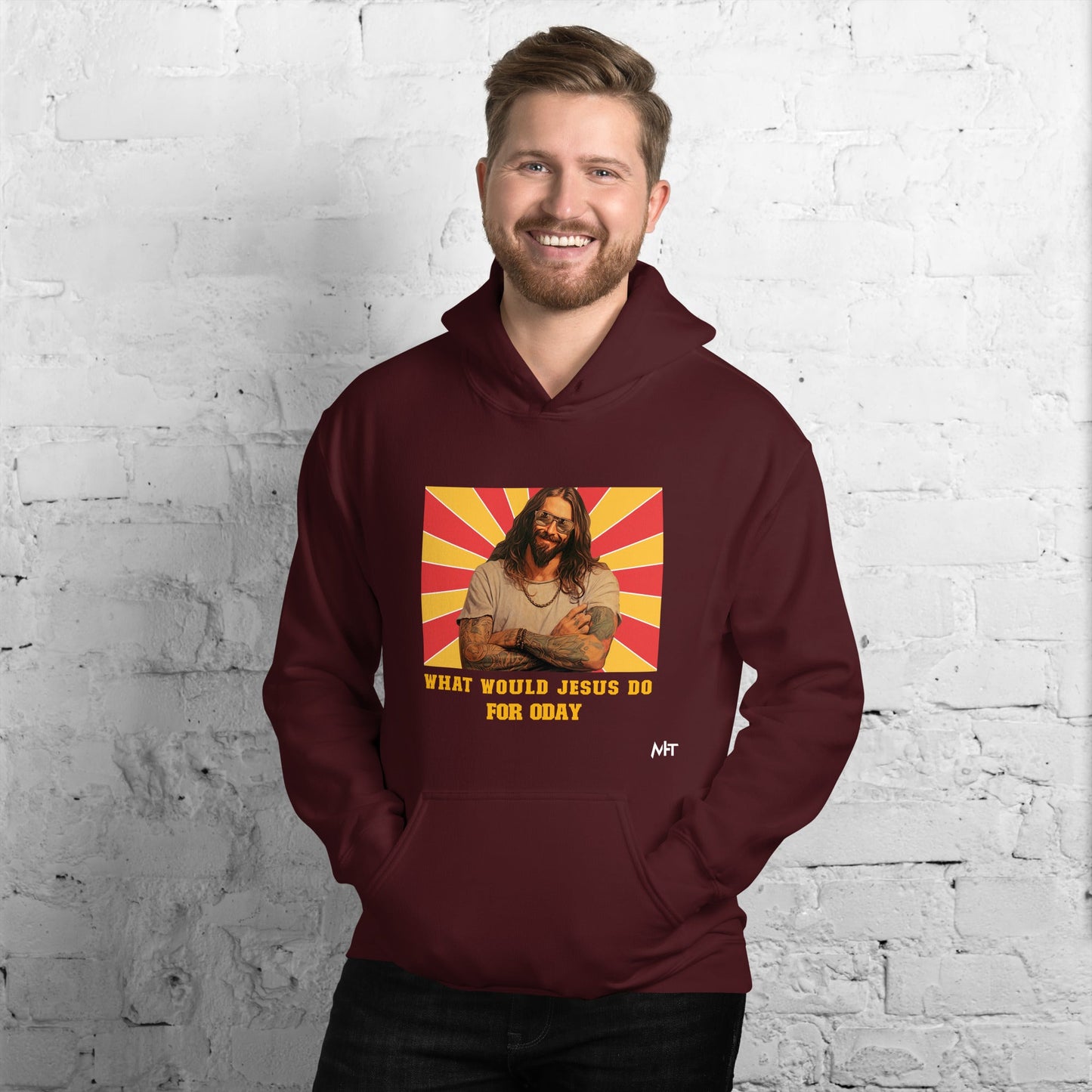 What would Jesus do for 0day v1 - Unisex Hoodie by DarkByteGear