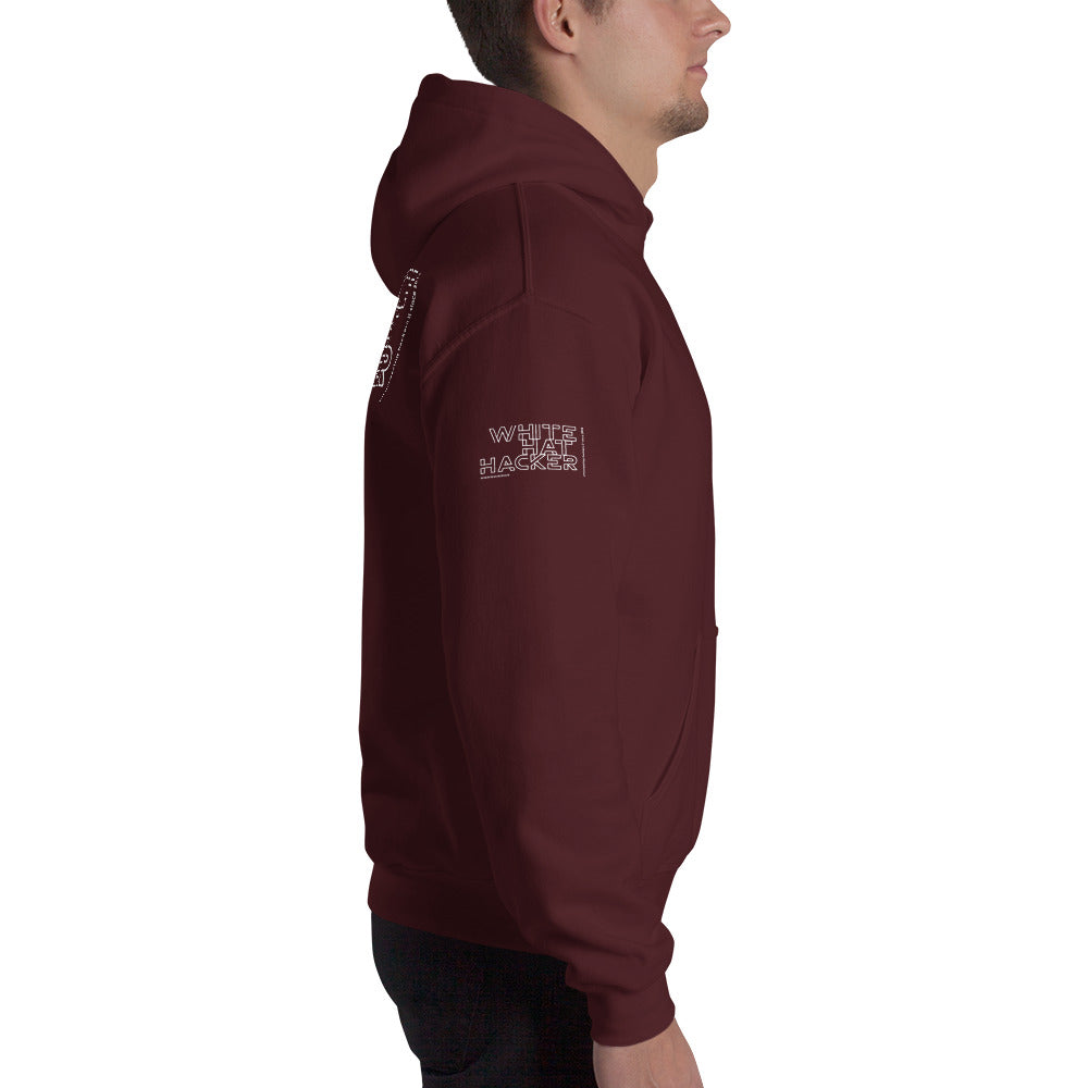 White Hat Hacker - Unisex Hoodie (all sides print ) by DarkByteGear