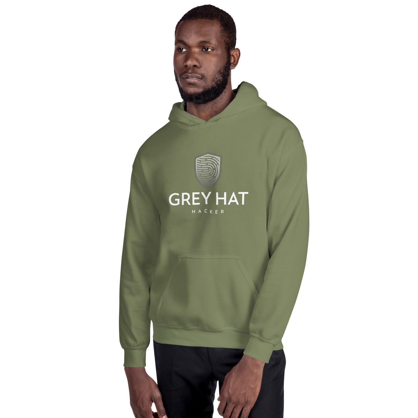 Grey Hat Hacker - Unisex Hoodie by DarkByteGear