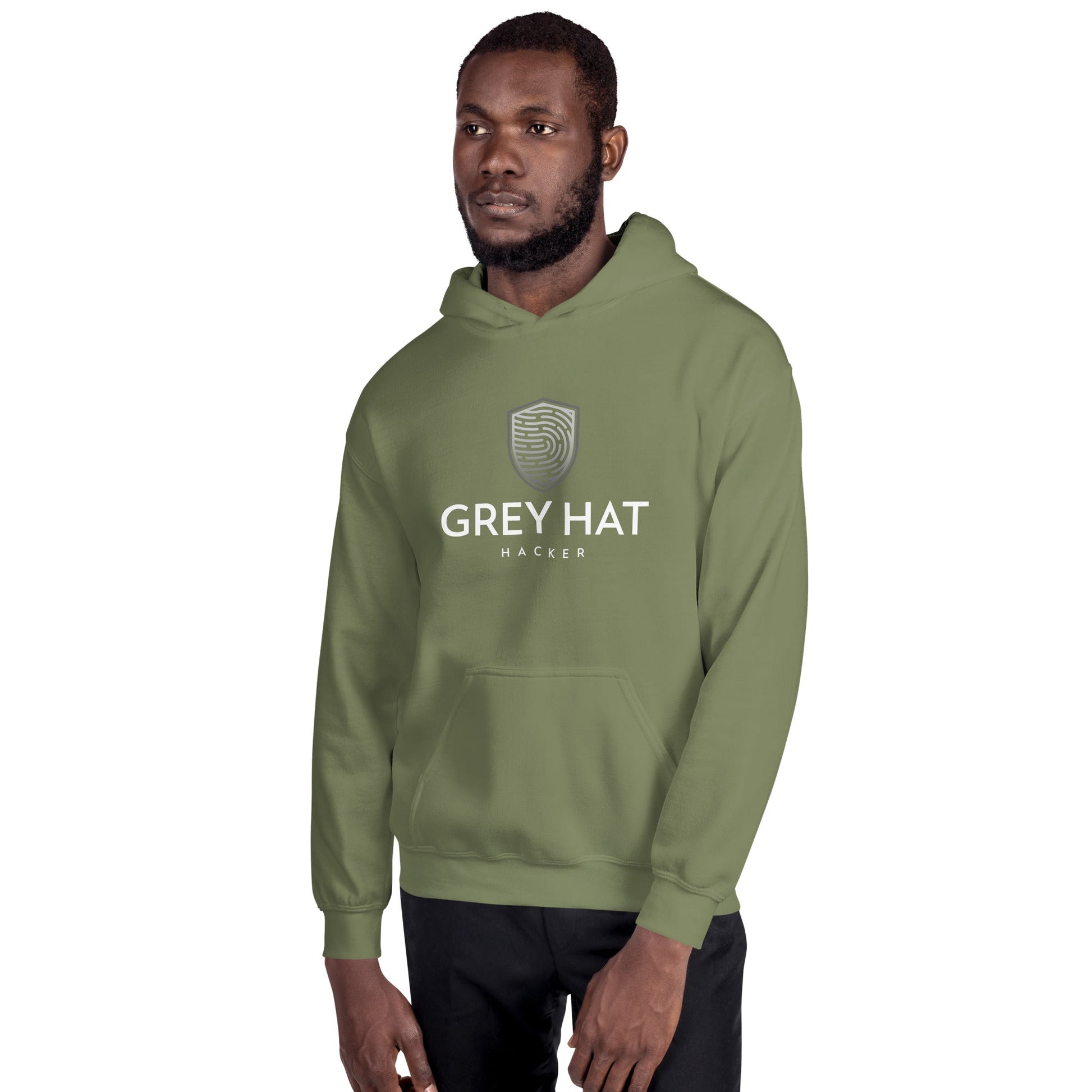 Grey Hat Hacker - Unisex Hoodie by DarkByteGear