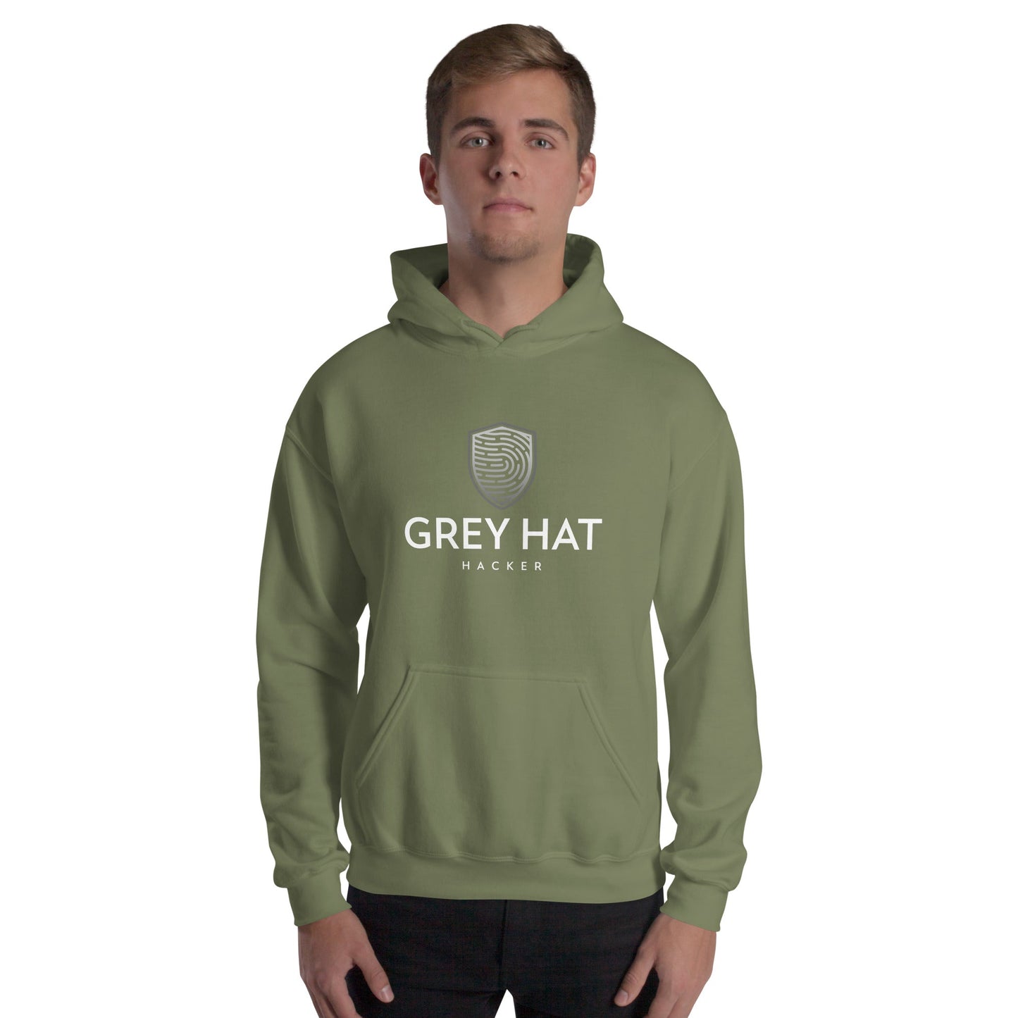 Grey Hat Hacker - Unisex Hoodie by DarkByteGear