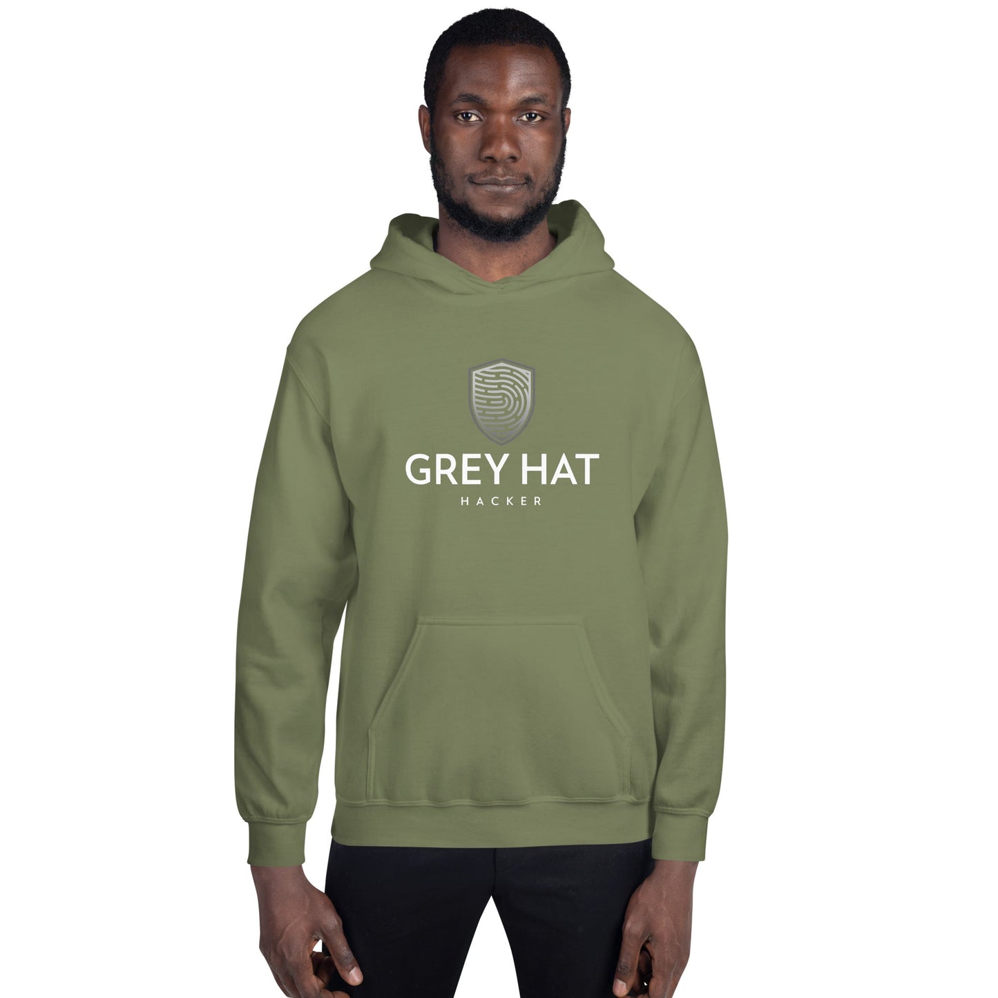 Grey Hat Hacker - Unisex Hoodie by DarkByteGear