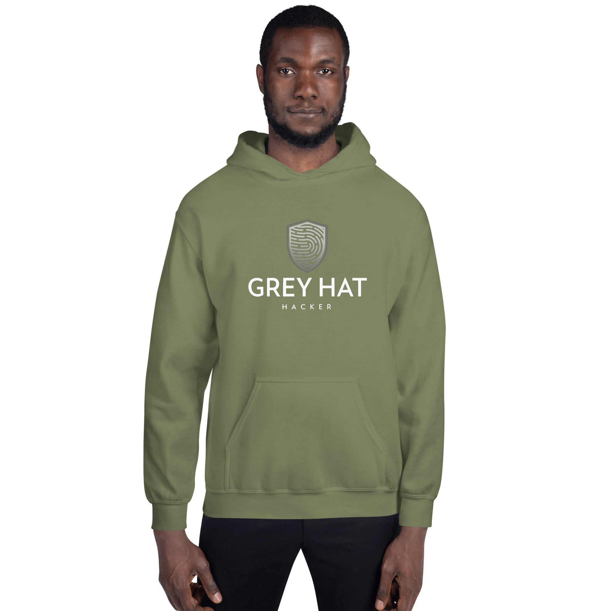 Grey Hat Hacker - Unisex Hoodie by DarkByteGear