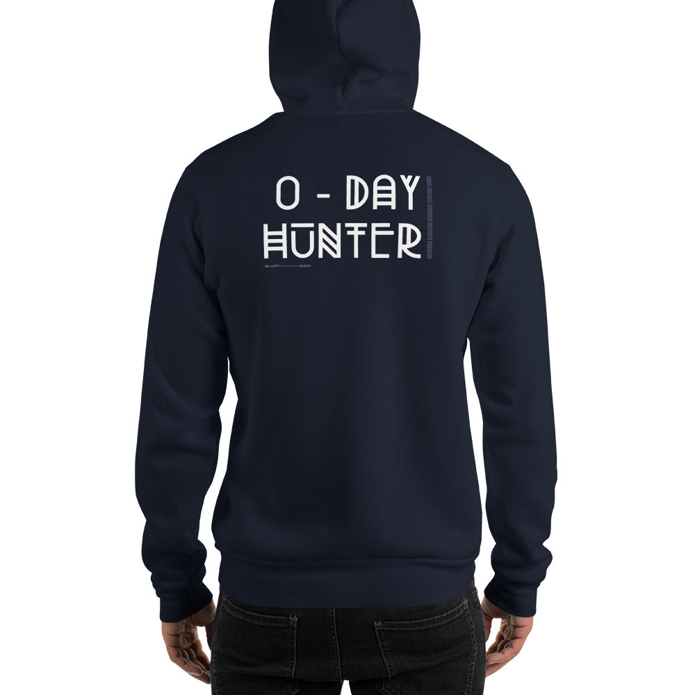 0 - Day Hunter - Unisex Hoodie (back print) by DarkByteGear