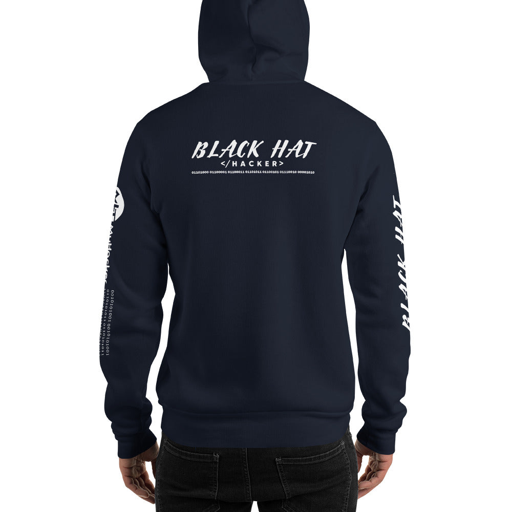 Black Hat Hacker V2 - Unisex Hoodie by DarkByteGear