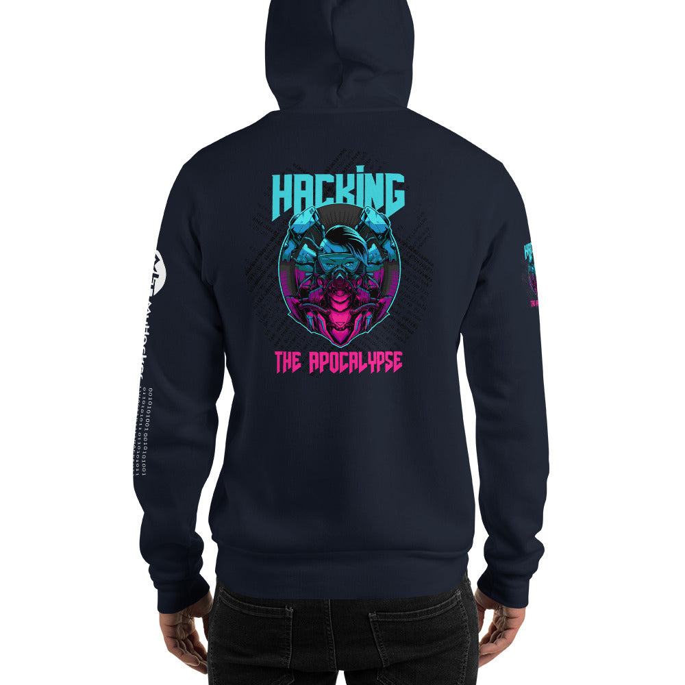 Hacking the apocalypse v1 - Unisex Hoodie (all sides print) by DarkByteGear