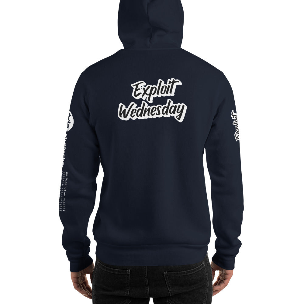 Exploit Wednesday - Unisex Hoodie (all sides print) by DarkByteGear