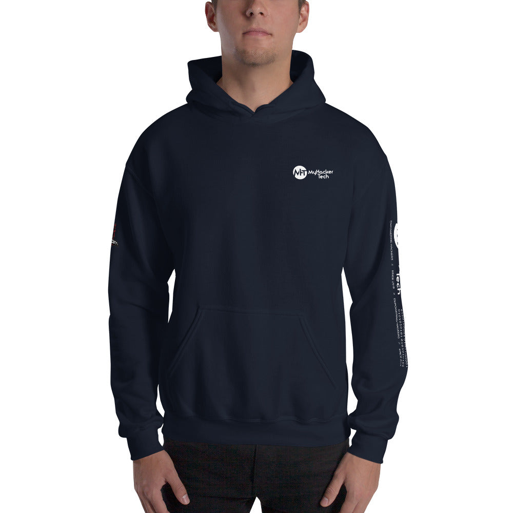 Cybersecurity Red Team v4 - Unisex Hoodie (all sides print) by DarkByteGear
