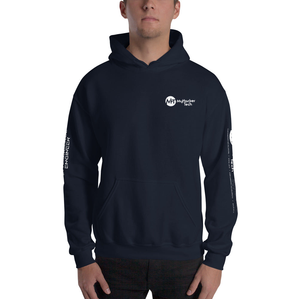 Artificial intelligence engineer - Unisex Hoodie (all sides print) by DarkByteGear
