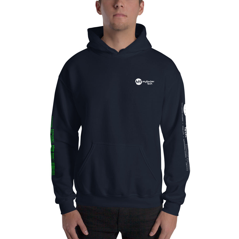 On the 8th day God created hackers - Unisex Hoodie (all side print) by DarkByteGear