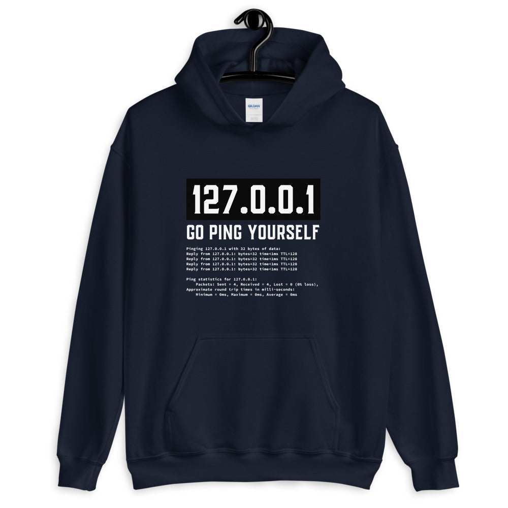 Go ping yourself - Unisex Hoodie by DarkByteGear