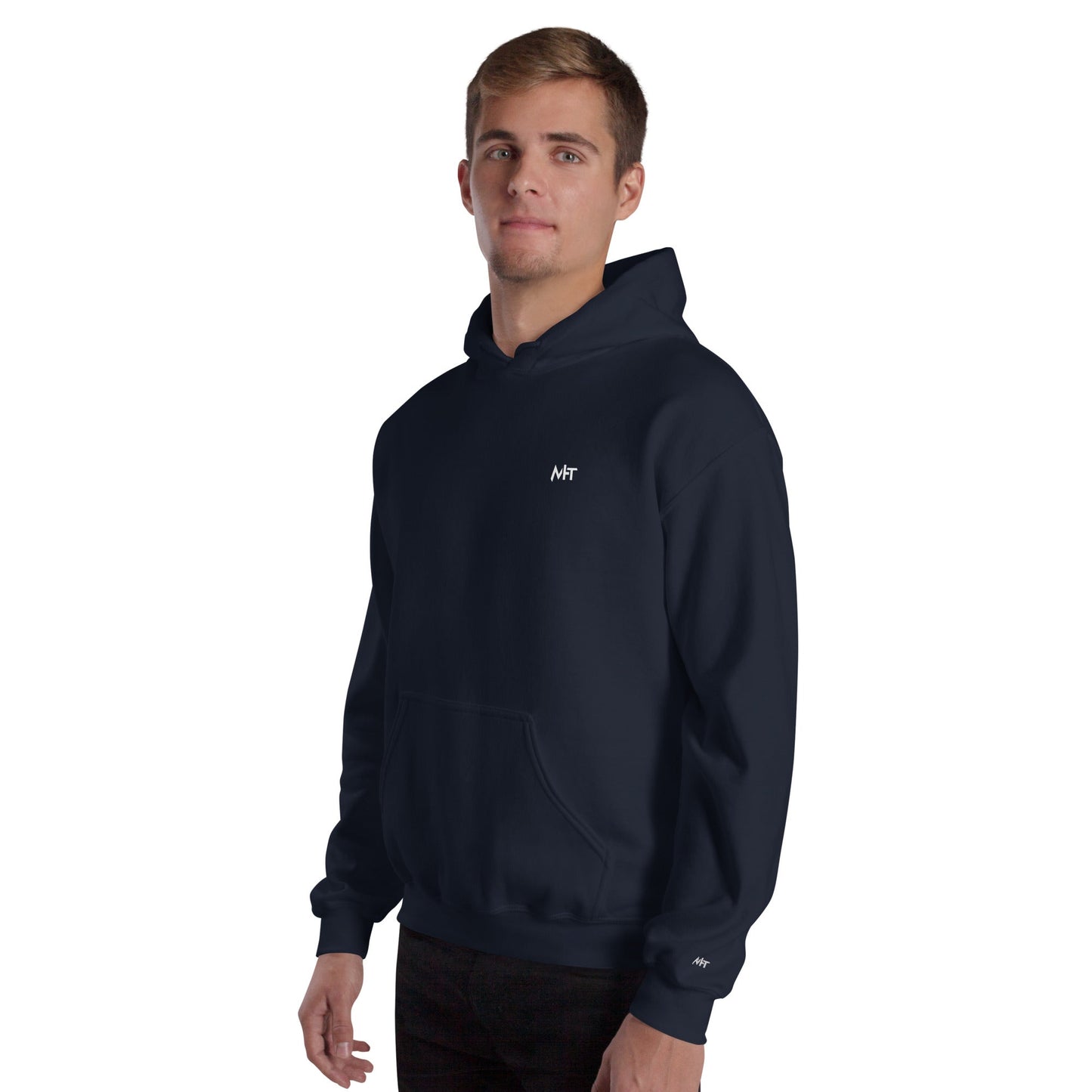 Grey Hat Hacker - Unisex Hoodie (back print) by DarkByteGear