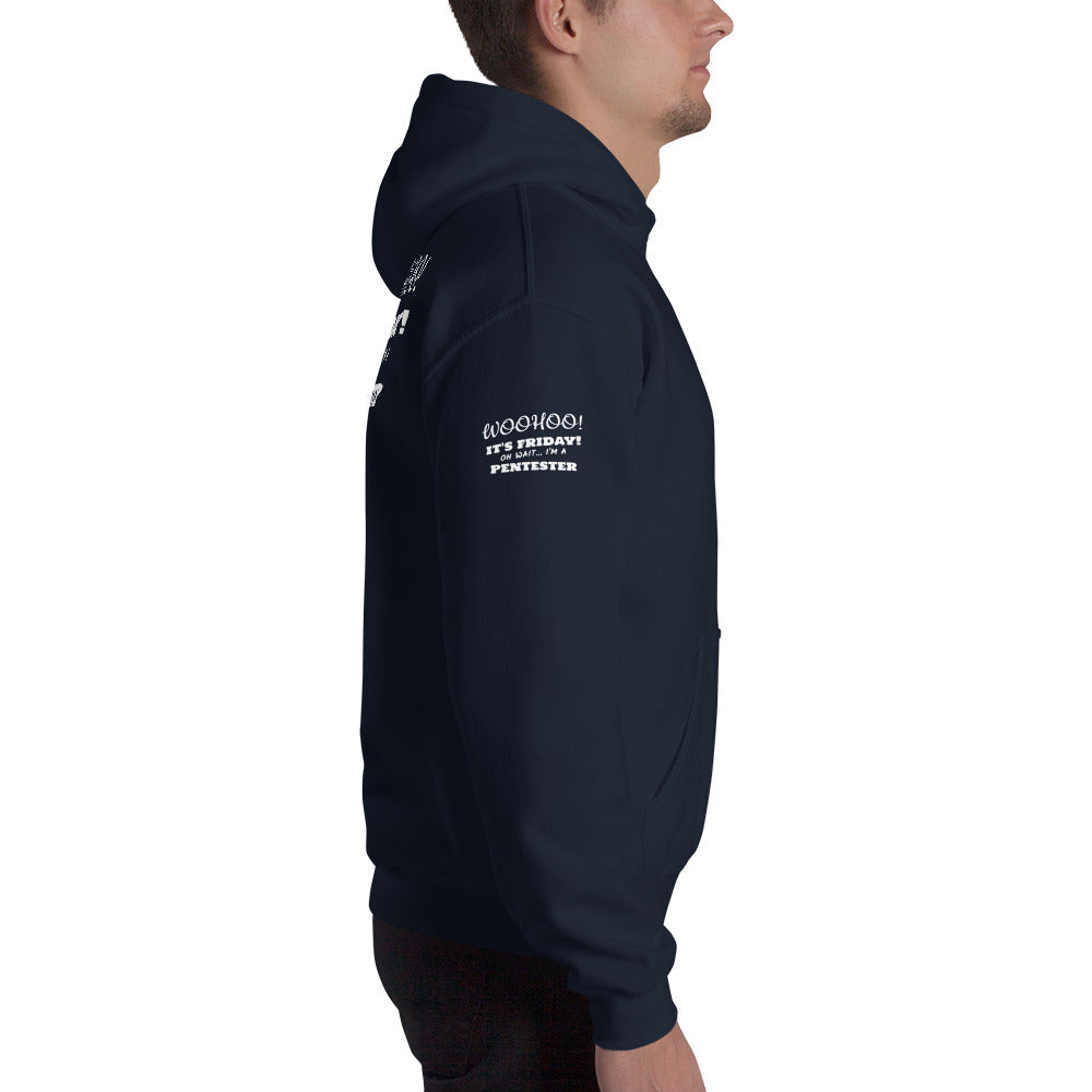 oh wait I'm a Pentester - Unisex Hoodie (all sides print) by DarkByteGear