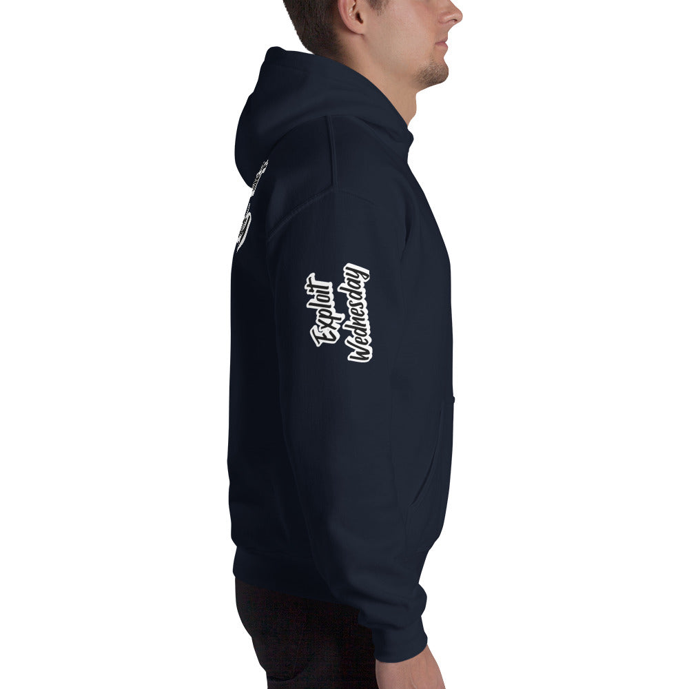 Exploit Wednesday - Unisex Hoodie (all sides print) by DarkByteGear