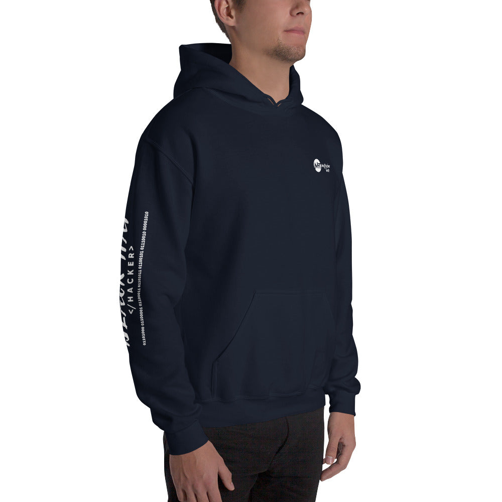 Black Hat Hacker V2 - Unisex Hoodie by DarkByteGear