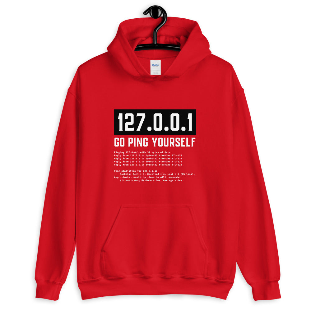 Go ping yourself - Unisex Hoodie by DarkByteGear