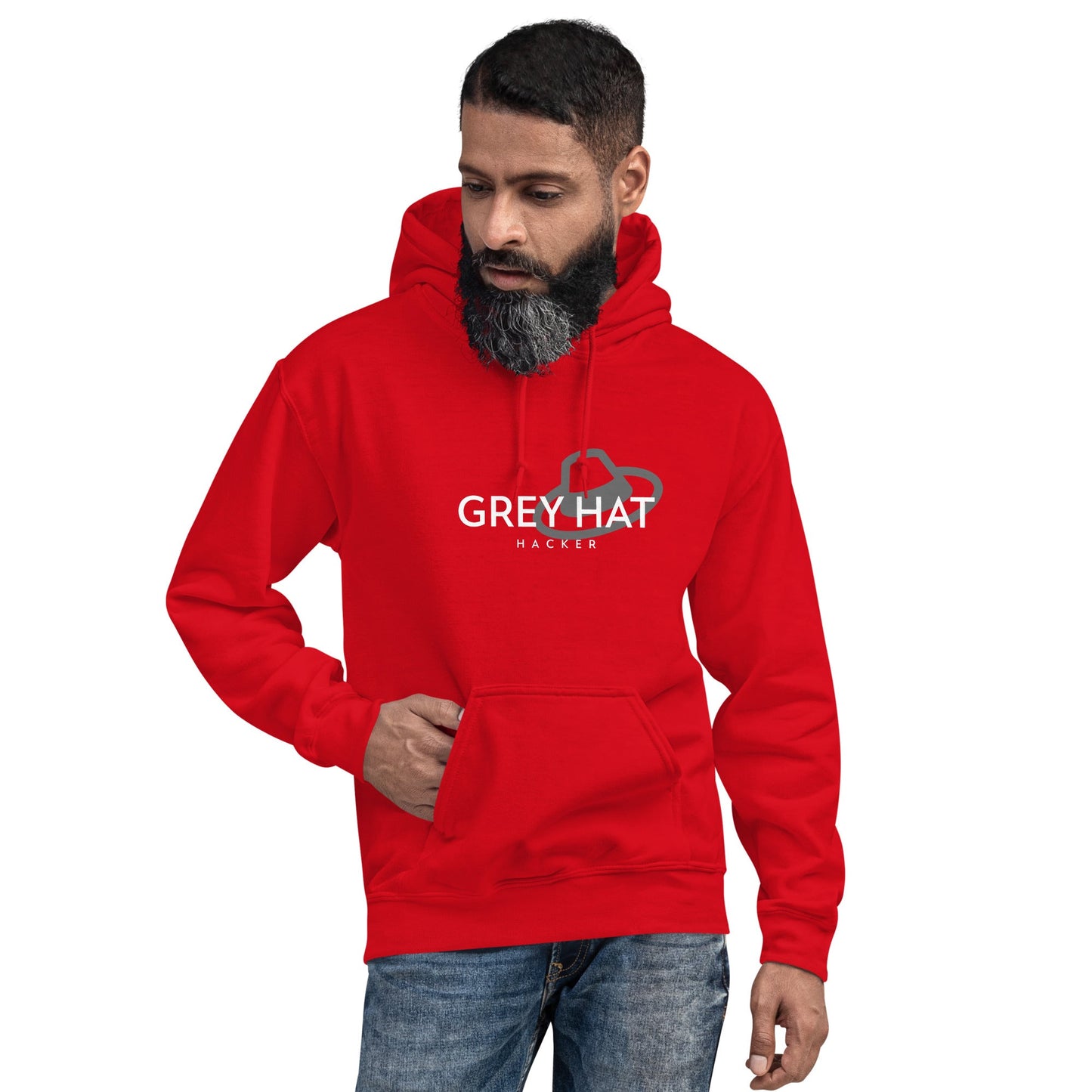 Grey Hat Hacker - Unisex Hoodie by DarkByteGear