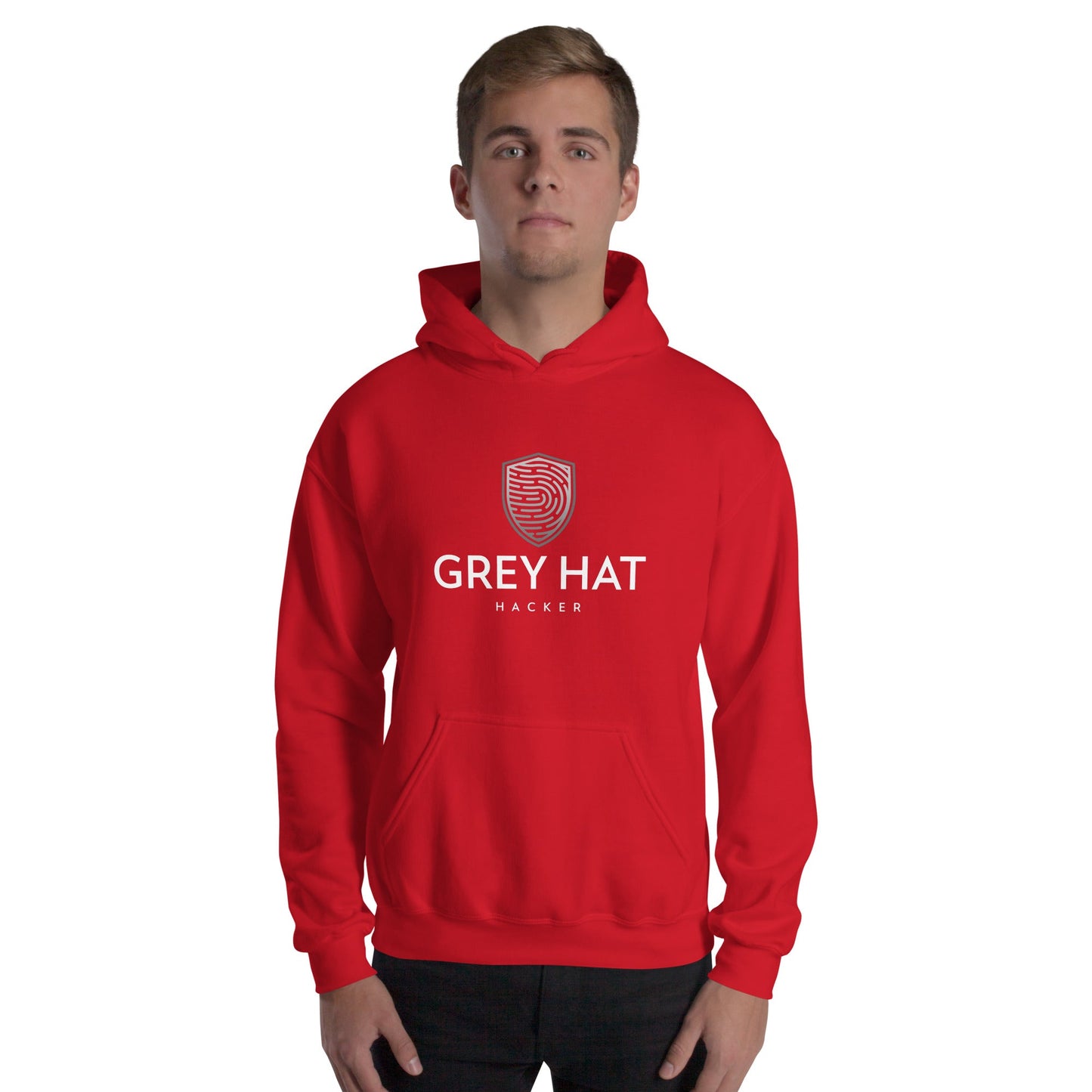 Grey Hat Hacker - Unisex Hoodie by DarkByteGear