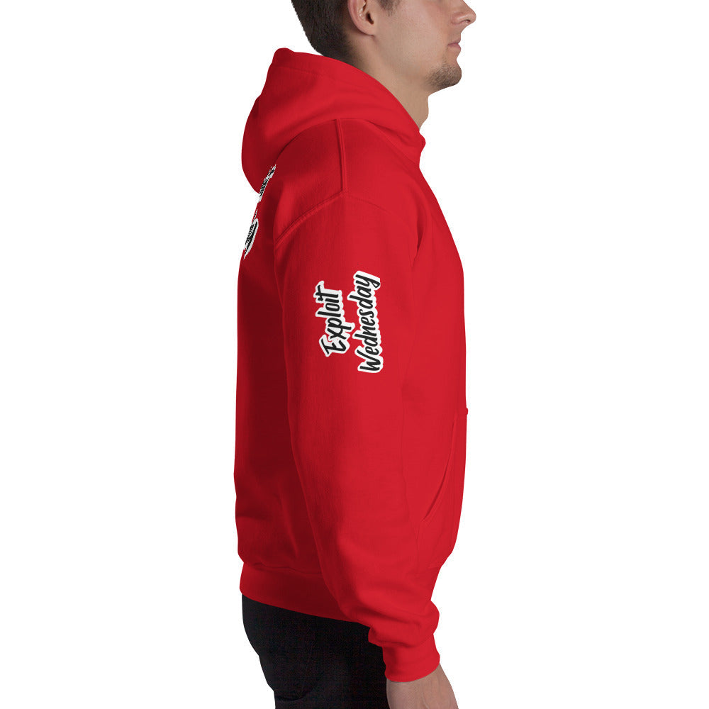 Exploit Wednesday - Unisex Hoodie (all sides print) by DarkByteGear