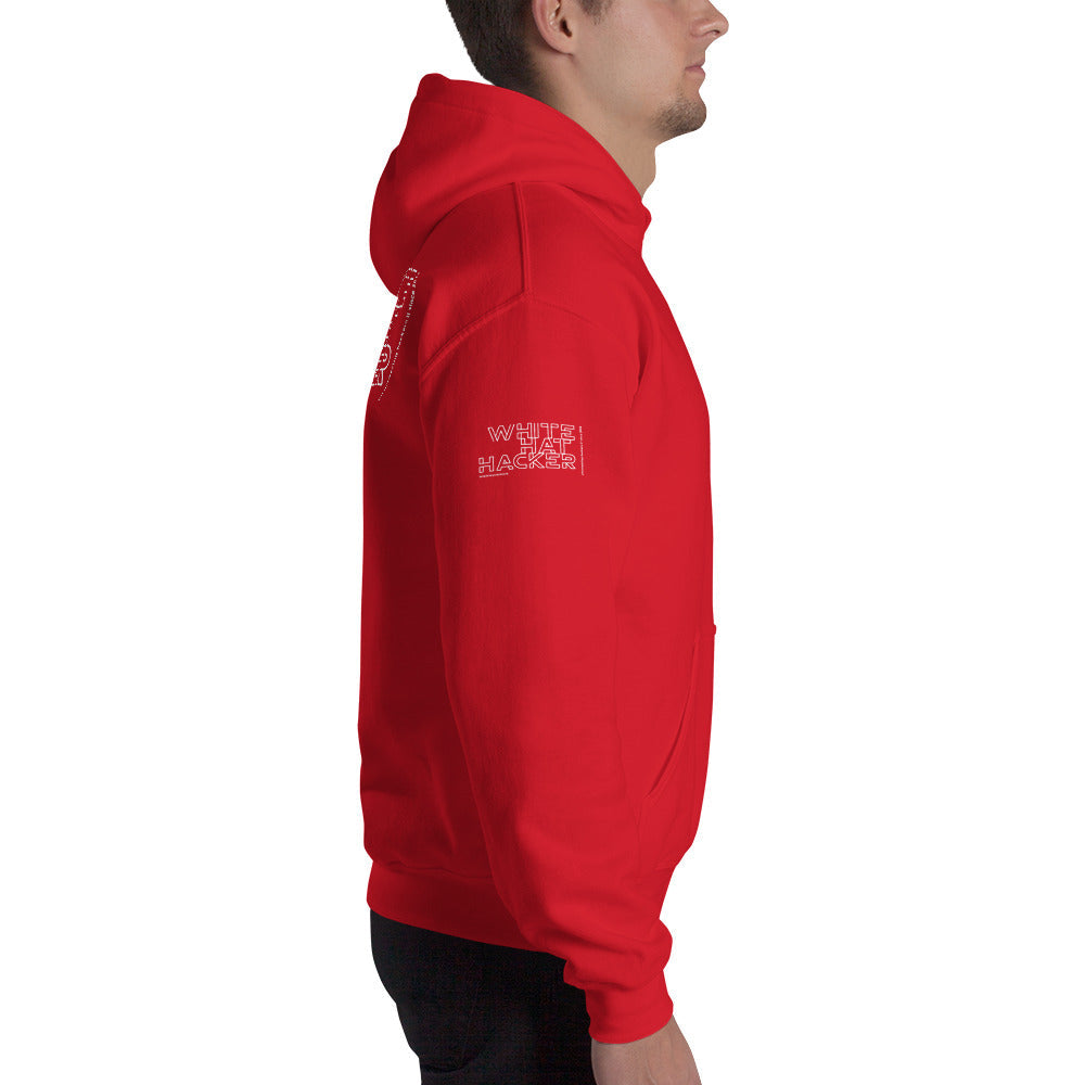 White Hat Hacker - Unisex Hoodie (all sides print ) by DarkByteGear