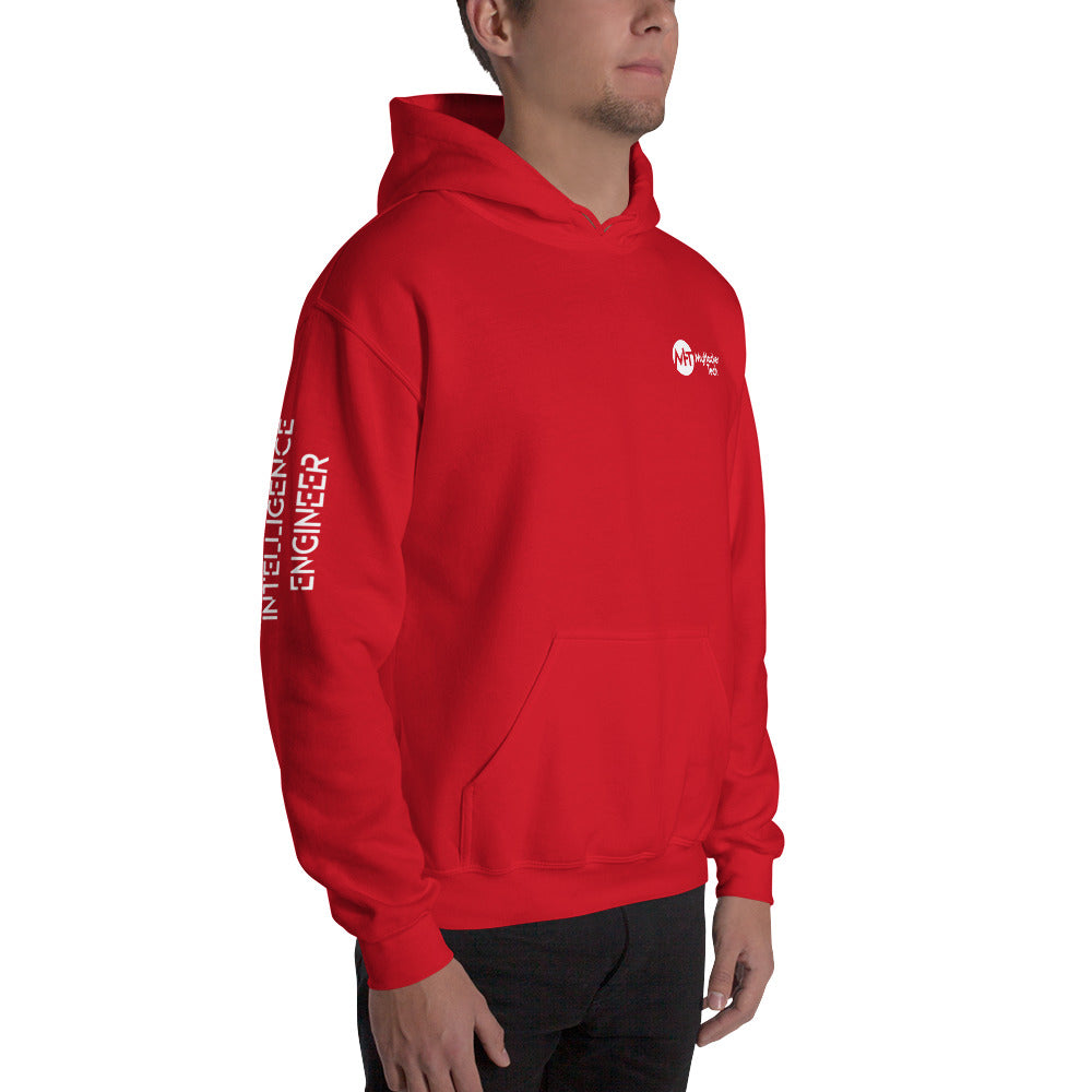 Artificial intelligence engineer - Unisex Hoodie (all sides print) by DarkByteGear