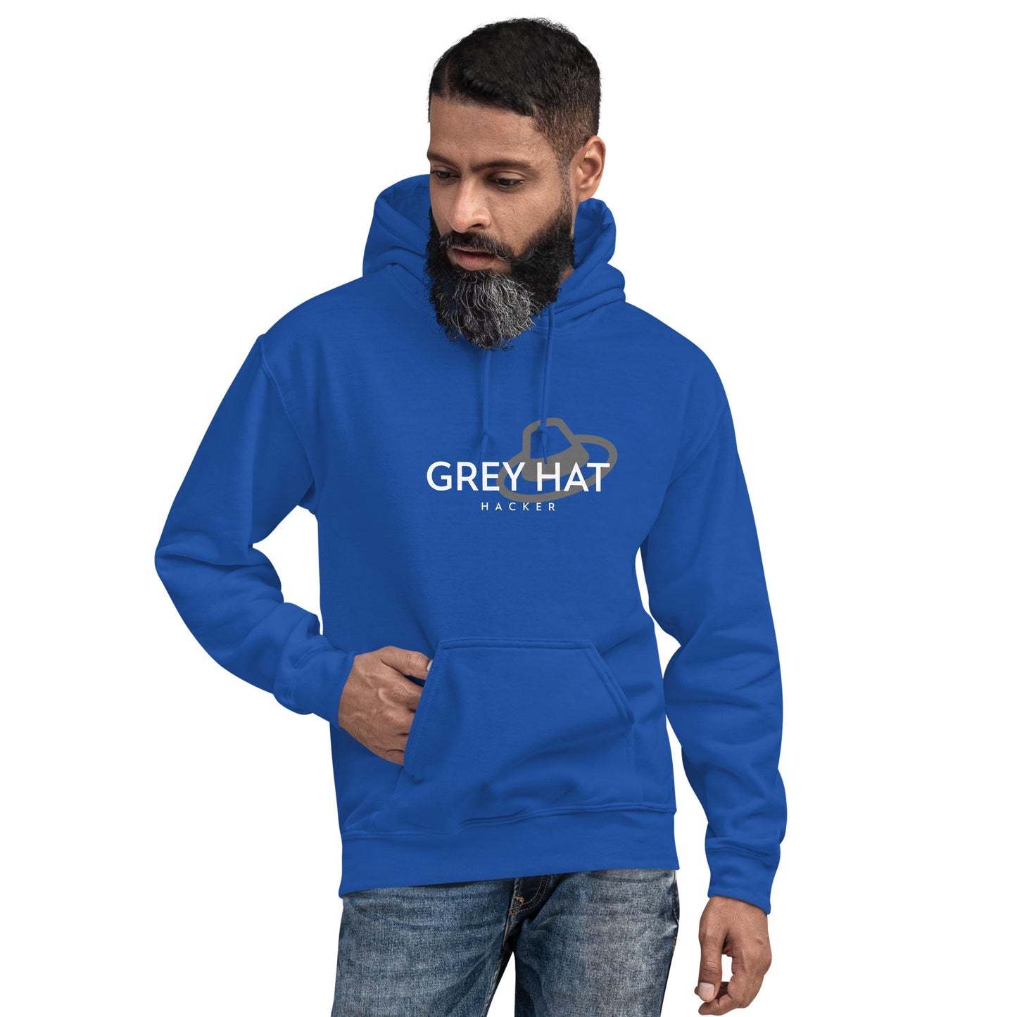 Grey Hat Hacker - Unisex Hoodie by DarkByteGear