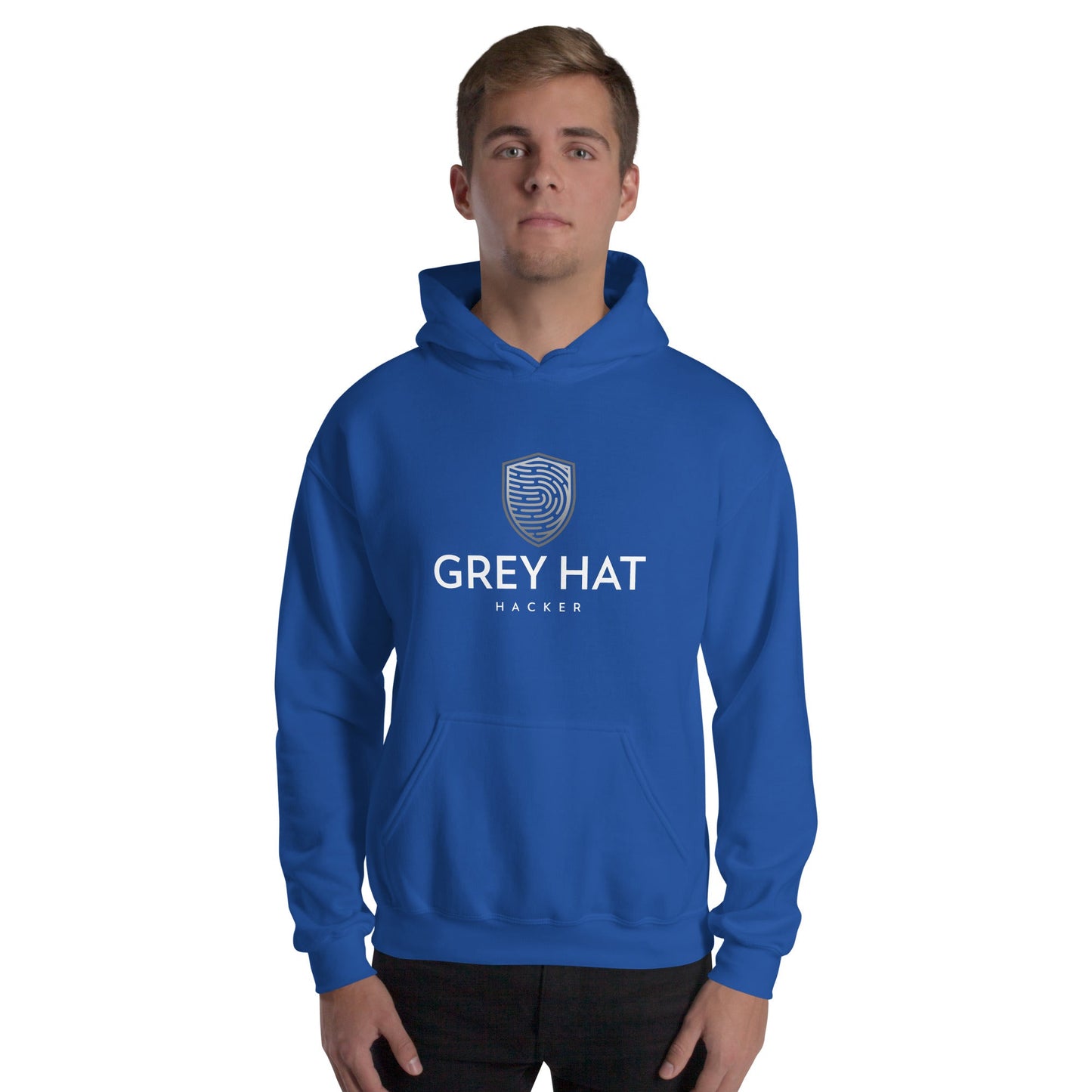 Grey Hat Hacker - Unisex Hoodie by DarkByteGear