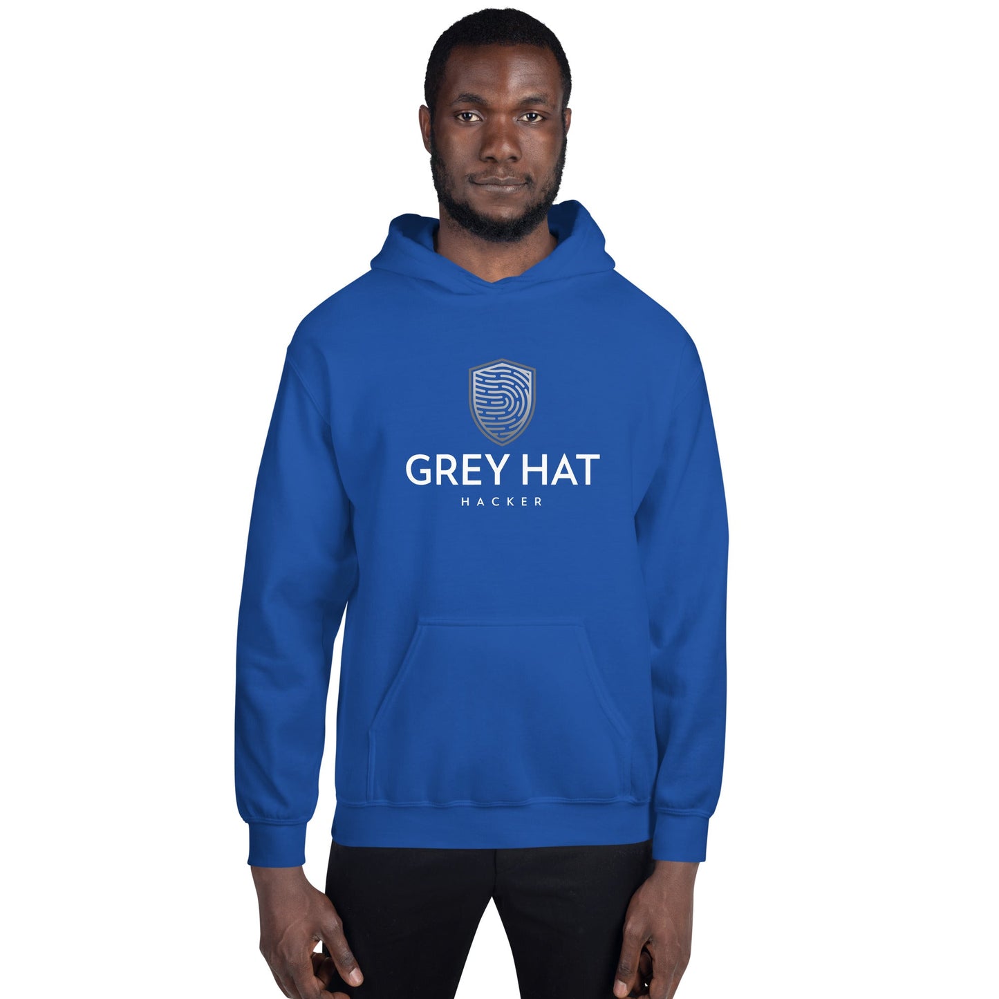 Grey Hat Hacker - Unisex Hoodie by DarkByteGear